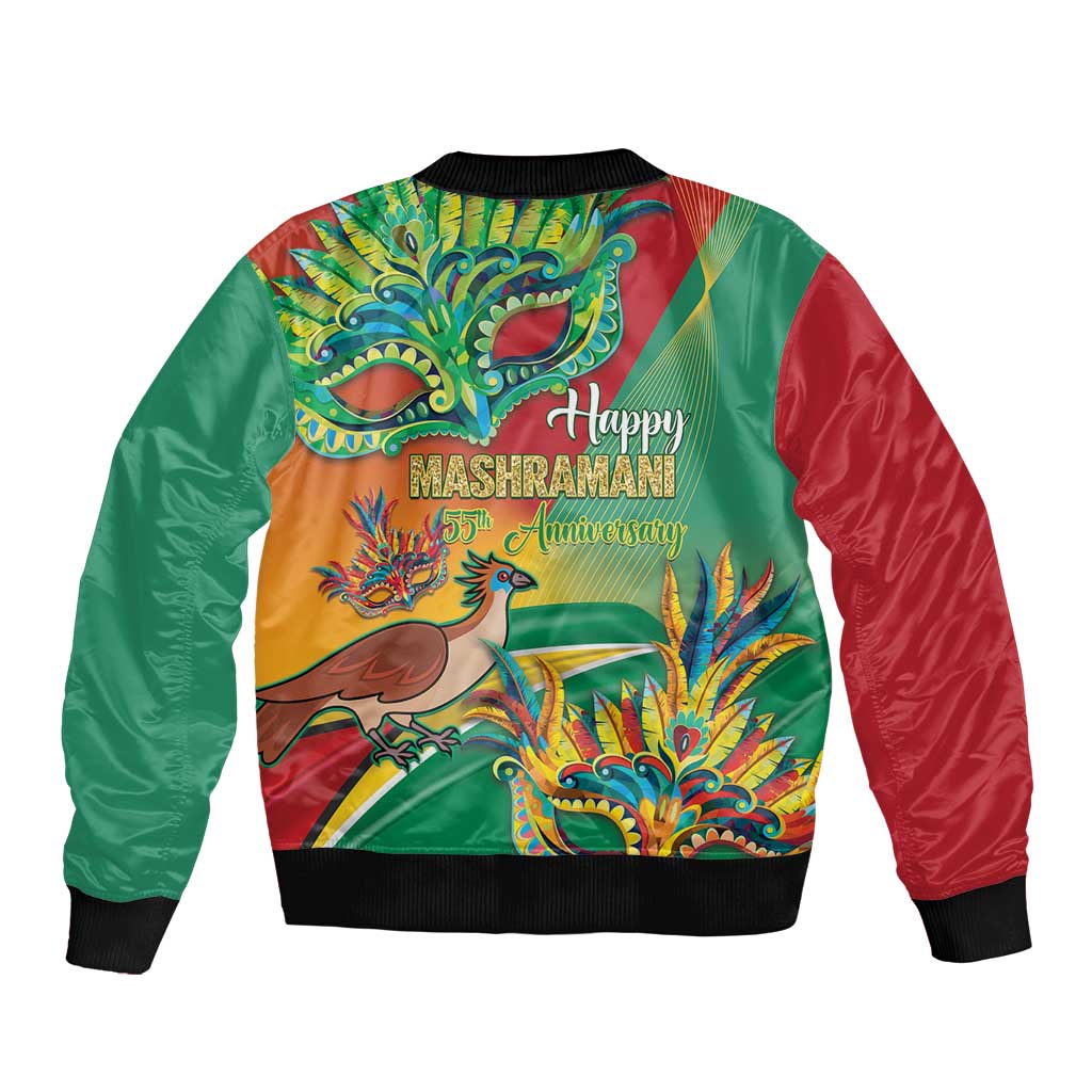 Guyana Republic Day Bomber Jacket Happy Mashramani 55th Anniversary