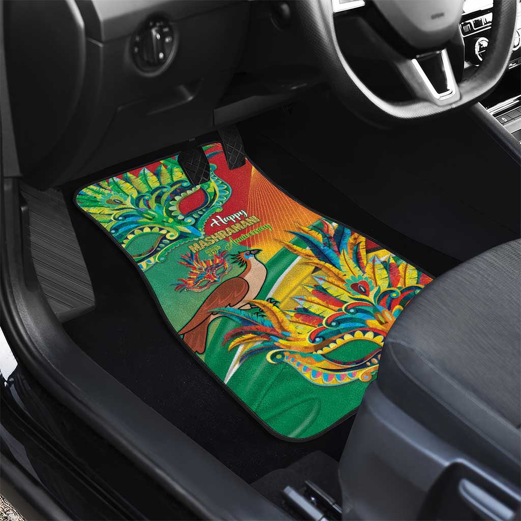 Guyana Republic Day Car Mats Happy Mashramani 55th Anniversary