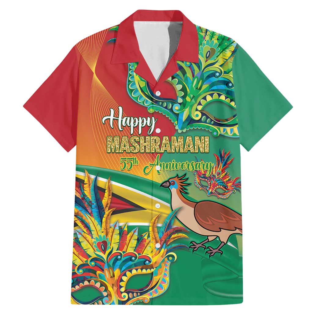 Guyana Republic Day Family Matching Mermaid Dress and Hawaiian Shirt Happy Mashramani 55th Anniversary