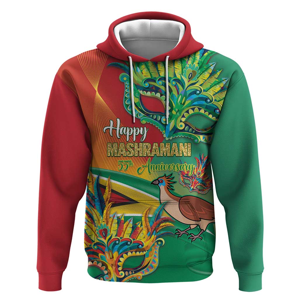 Guyana Republic Day Hoodie Happy Mashramani 55th Anniversary