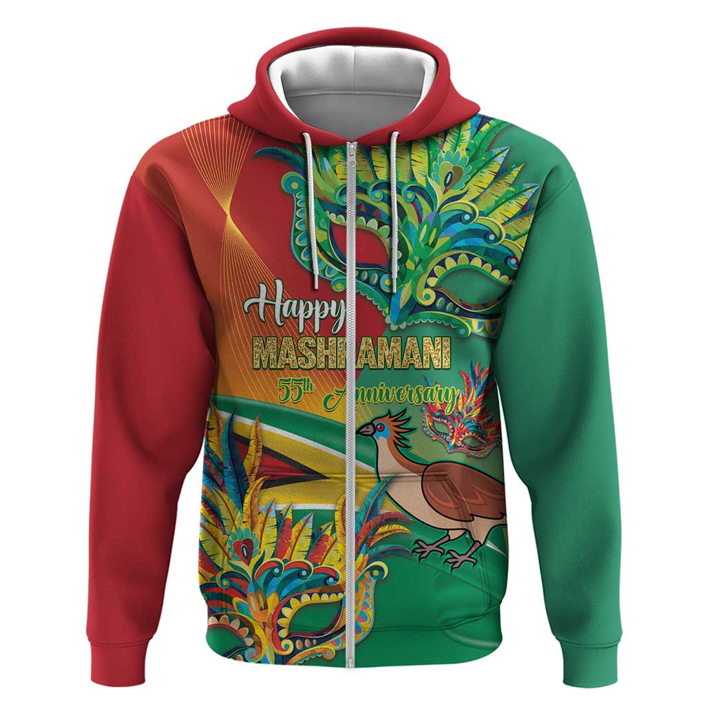 Guyana Republic Day Hoodie Happy Mashramani 55th Anniversary