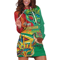Guyana Republic Day Hoodie Dress Happy Mashramani 55th Anniversary
