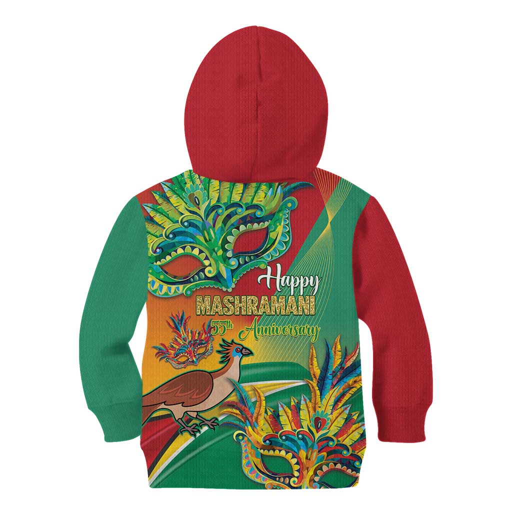 Guyana Republic Day Kid Hoodie Happy Mashramani 55th Anniversary