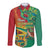Guyana Republic Day Long Sleeve Button Shirt Happy Mashramani 55th Anniversary