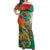 Guyana Republic Day Off Shoulder Maxi Dress Happy Mashramani 55th Anniversary