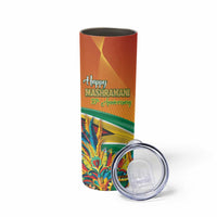 Guyana Republic Day Skinny Tumbler Happy Mashramani 55th Anniversary - Wonder Print Shop