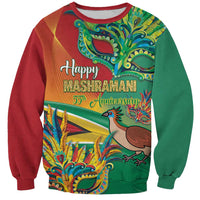 Guyana Republic Day Sweatshirt Happy Mashramani 55th Anniversary - Wonder Print Shop