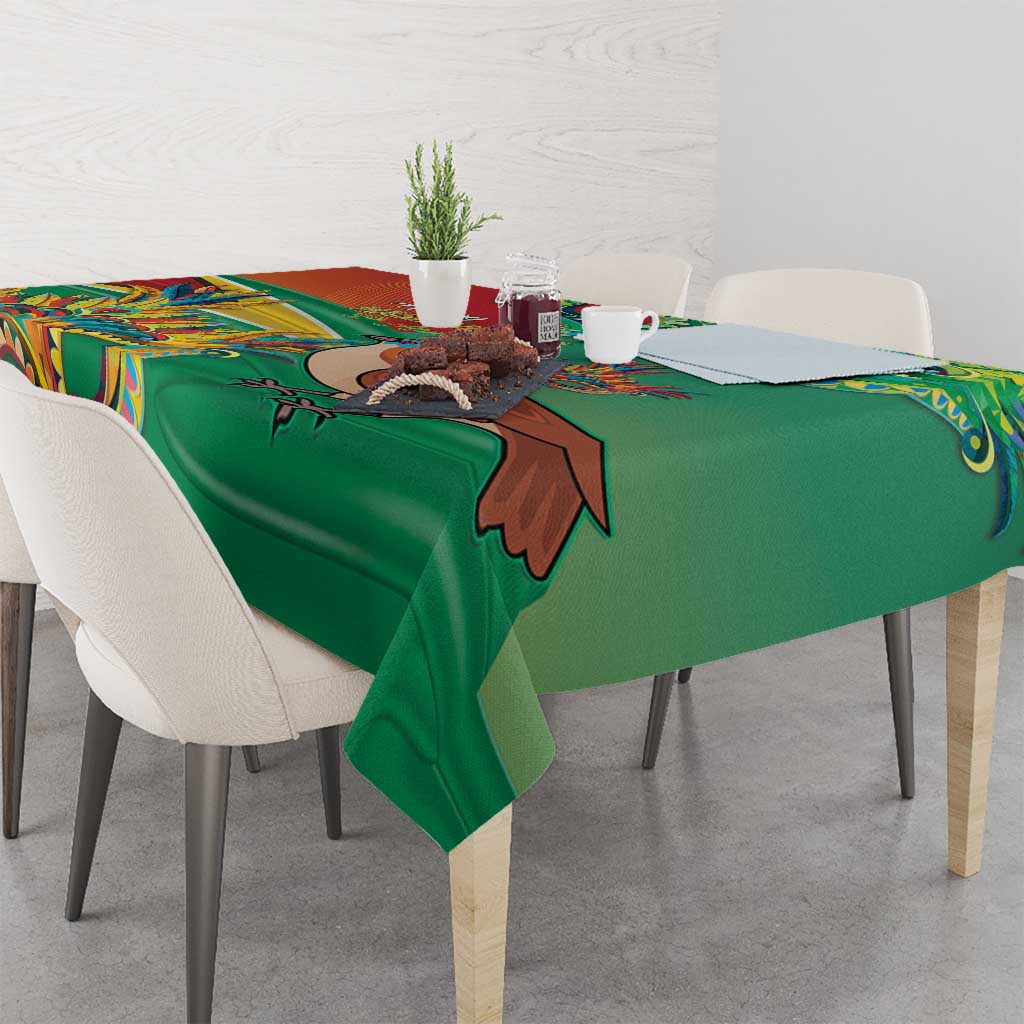 Guyana Republic Day Tablecloth Happy Mashramani 55th Anniversary - Wonder Print Shop