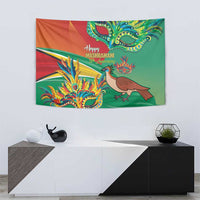 Guyana Republic Day Tapestry Happy Mashramani 55th Anniversary - Wonder Print Shop