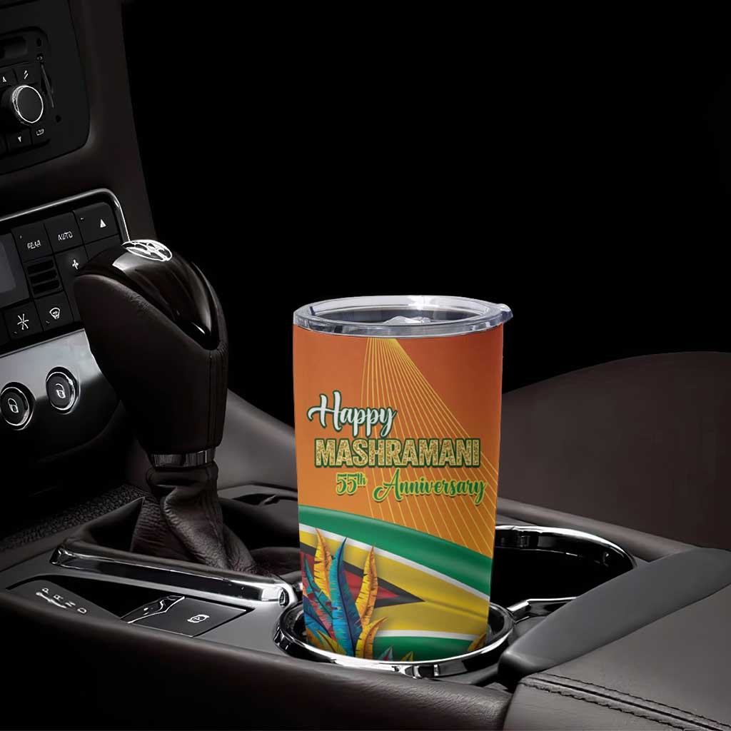 Guyana Republic Day Tumbler Cup Happy Mashramani 55th Anniversary - Wonder Print Shop