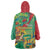 Guyana Republic Day Wearable Blanket Hoodie Happy Mashramani 55th Anniversary - Wonder Print Shop
