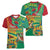 Guyana Republic Day Women V-Neck T-Shirt Happy Mashramani 55th Anniversary - Wonder Print Shop