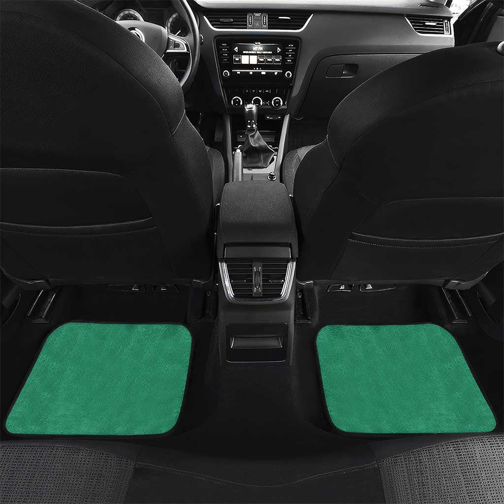 Personalized Guyana Coat Of Arms Car Mats Flag Color