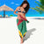 Personalized Guyana Coat Of Arms Sarong Flag Color - Wonder Print Shop