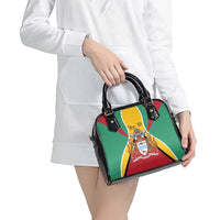 Personalized Guyana Coat Of Arms Shoulder Handbag Flag Color - Wonder Print Shop