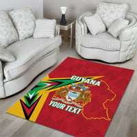 Custom Guyana Cricket Area Rug Go Champions Amazon Warriors