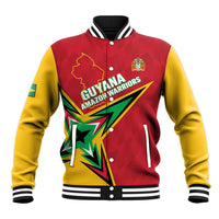 Custom Guyana Cricket Baseball Jacket Go Champions Amazon Warriors