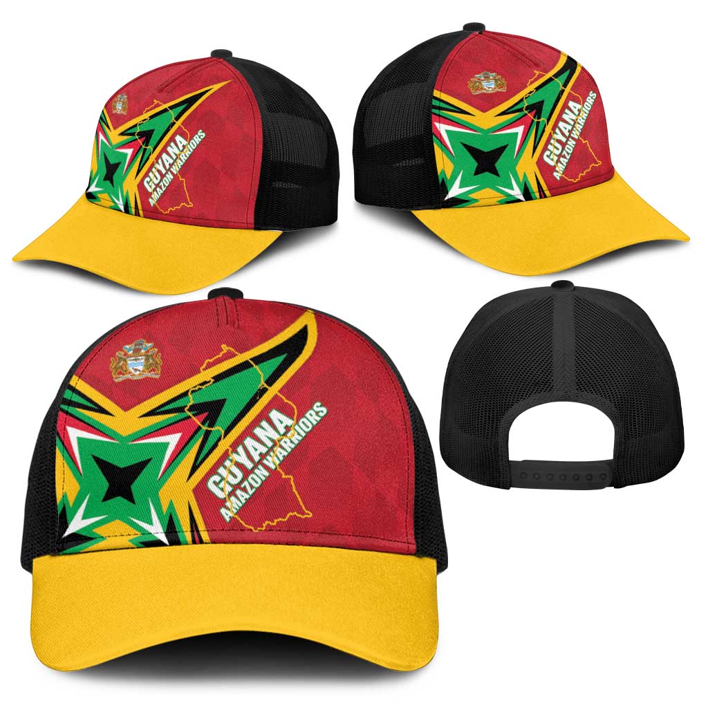 Guyana Cricket Baseball Net Cap Go Champions Amazon Warriors - Wonder Print Shop
