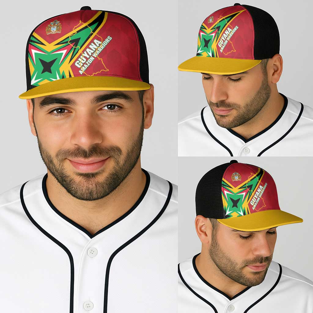 Guyana Cricket Baseball Net Cap Go Champions Amazon Warriors - Wonder Print Shop