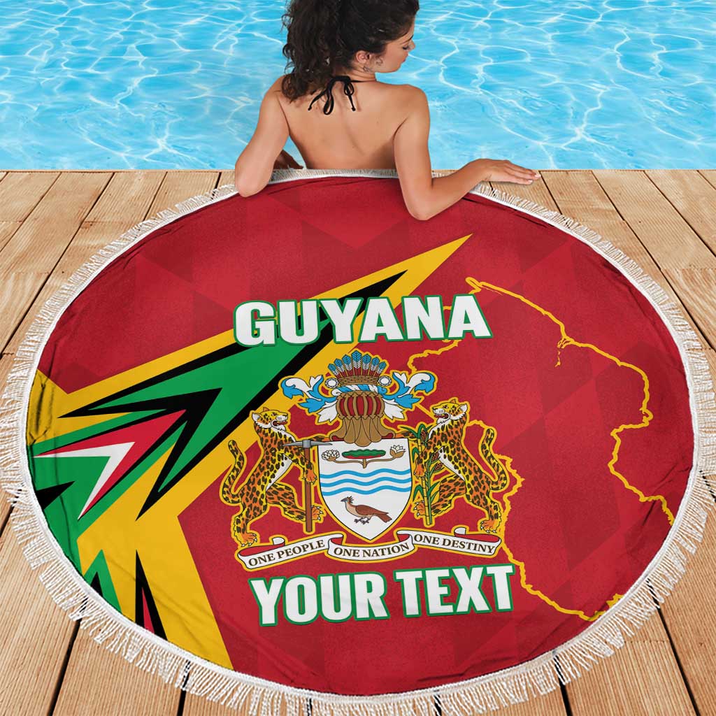 Custom Guyana Cricket Beach Blanket Go Champions Amazon Warriors