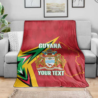 Custom Guyana Cricket Blanket Go Champions Amazon Warriors