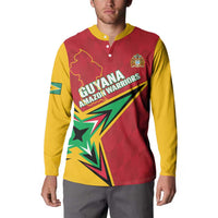 Custom Guyana Cricket Button Sweatshirt Go Champions Amazon Warriors