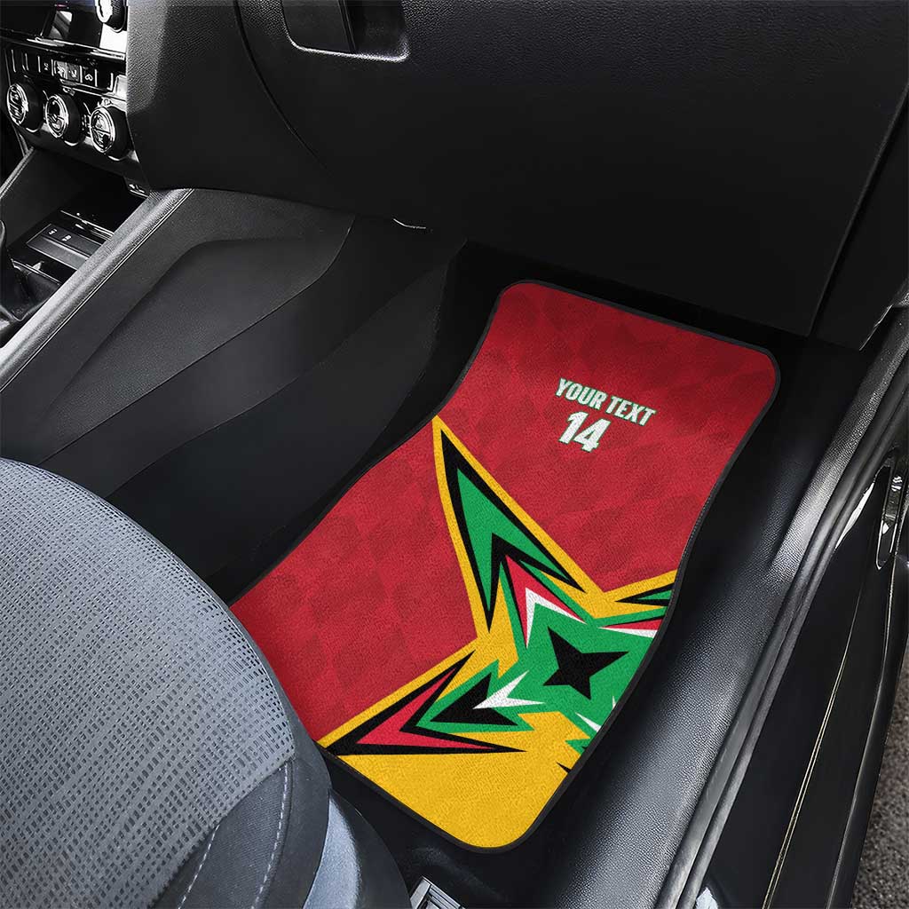 Custom Guyana Cricket Car Mats Go Champions Amazon Warriors