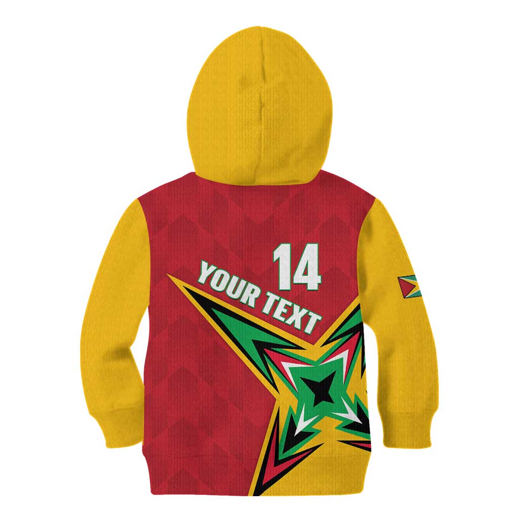 Custom Guyana Cricket Kid Hoodie Go Champions Amazon Warriors