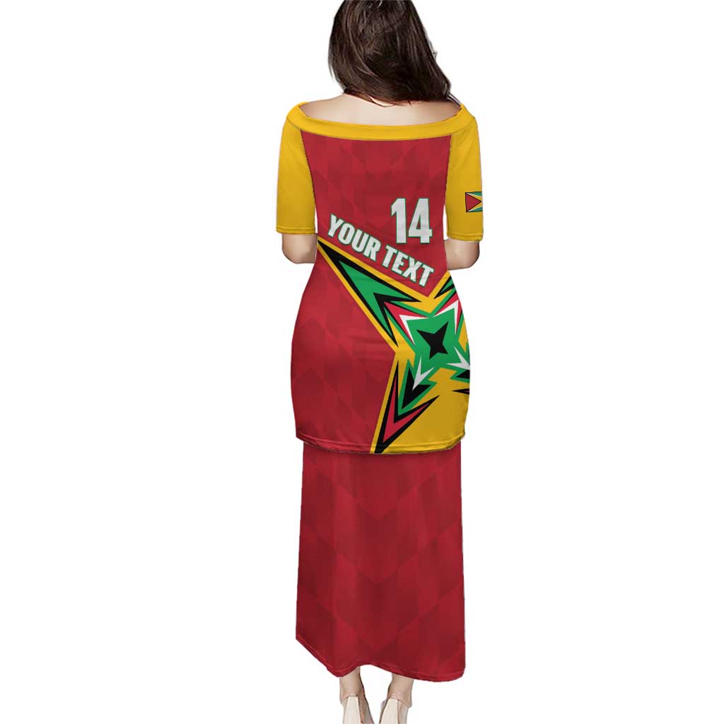 Custom Guyana Cricket Puletasi Go Champions Amazon Warriors - Wonder Print Shop