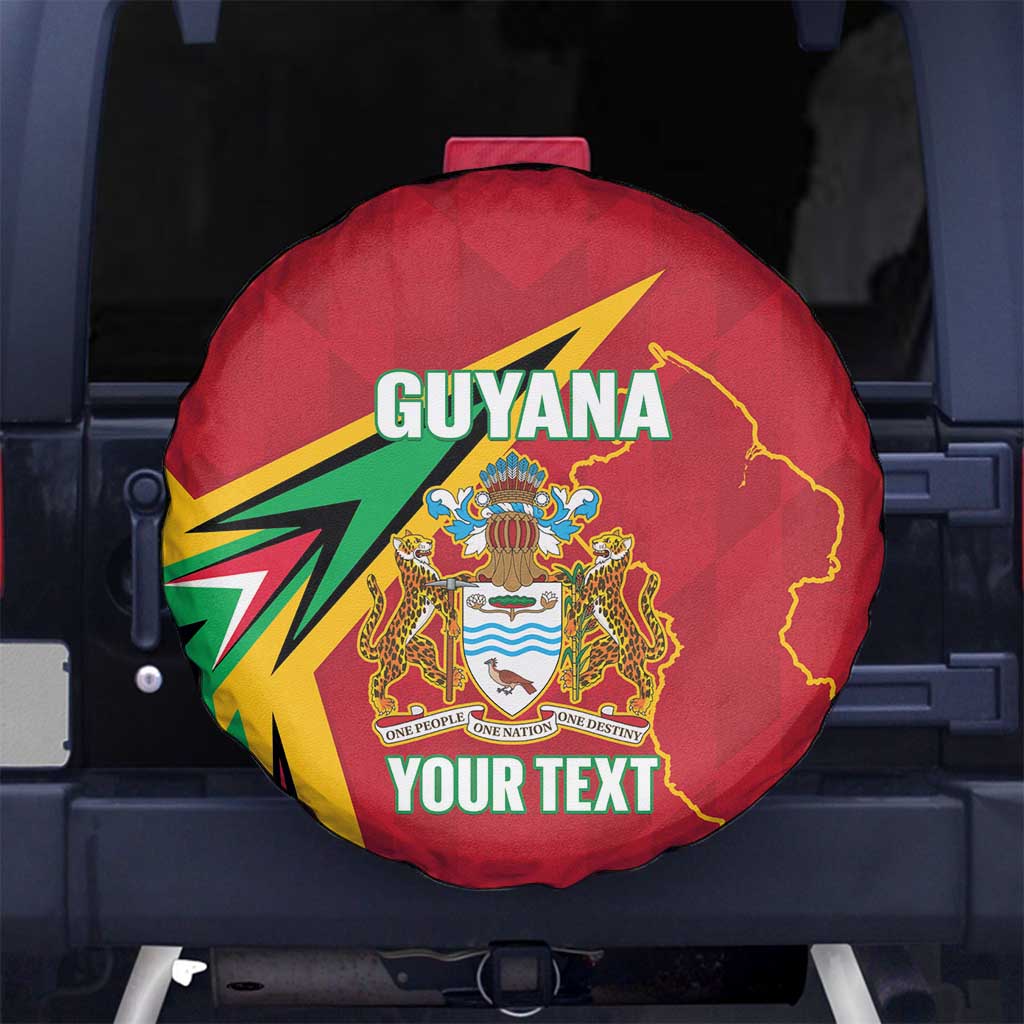 Custom Guyana Cricket Spare Tire Cover Go Champions Amazon Warriors - Wonder Print Shop
