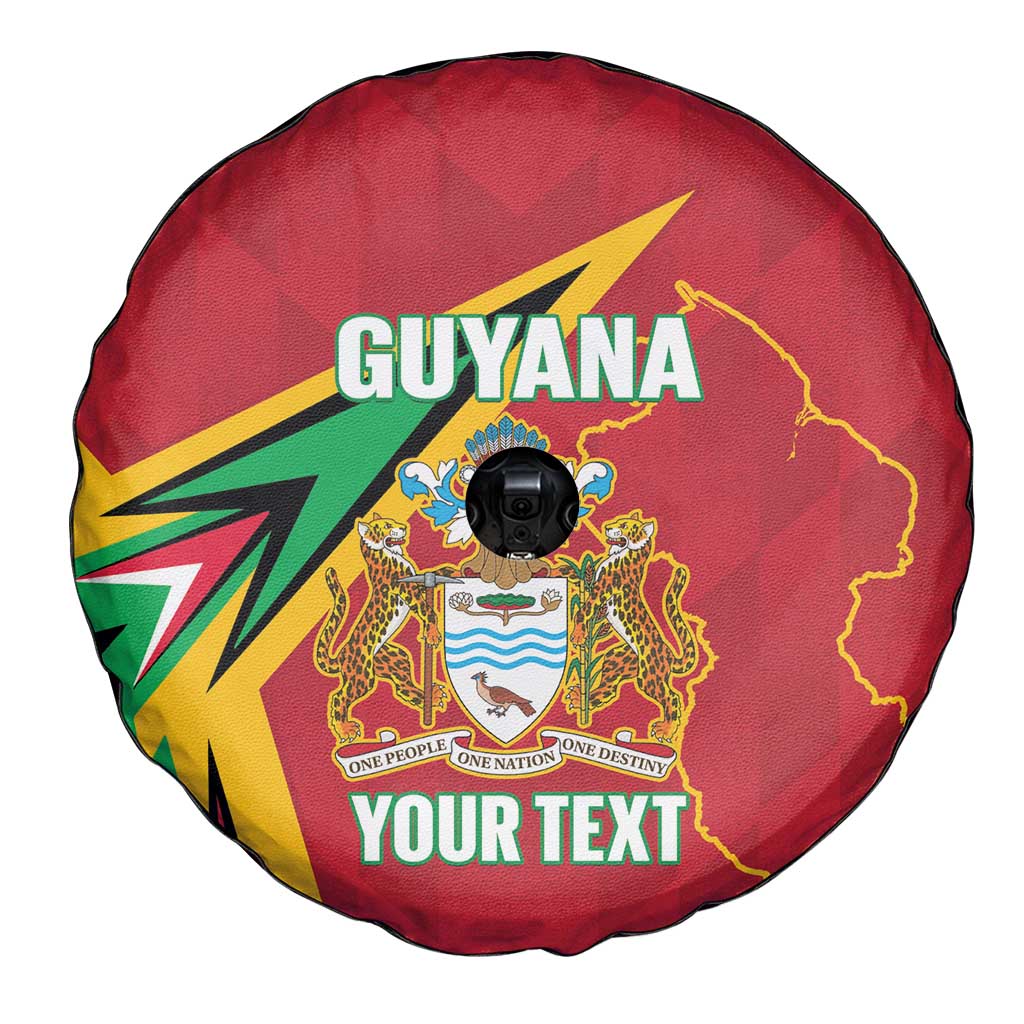 Custom Guyana Cricket Spare Tire Cover Go Champions Amazon Warriors - Wonder Print Shop