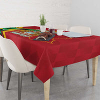 Custom Guyana Cricket Tablecloth Go Champions Amazon Warriors - Wonder Print Shop