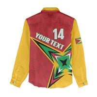 Custom Guyana Cricket Women Casual Shirt Go Champions Amazon Warriors - Wonder Print Shop
