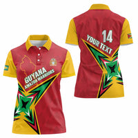 Custom Guyana Cricket Women Polo Shirt Go Champions Amazon Warriors - Wonder Print Shop
