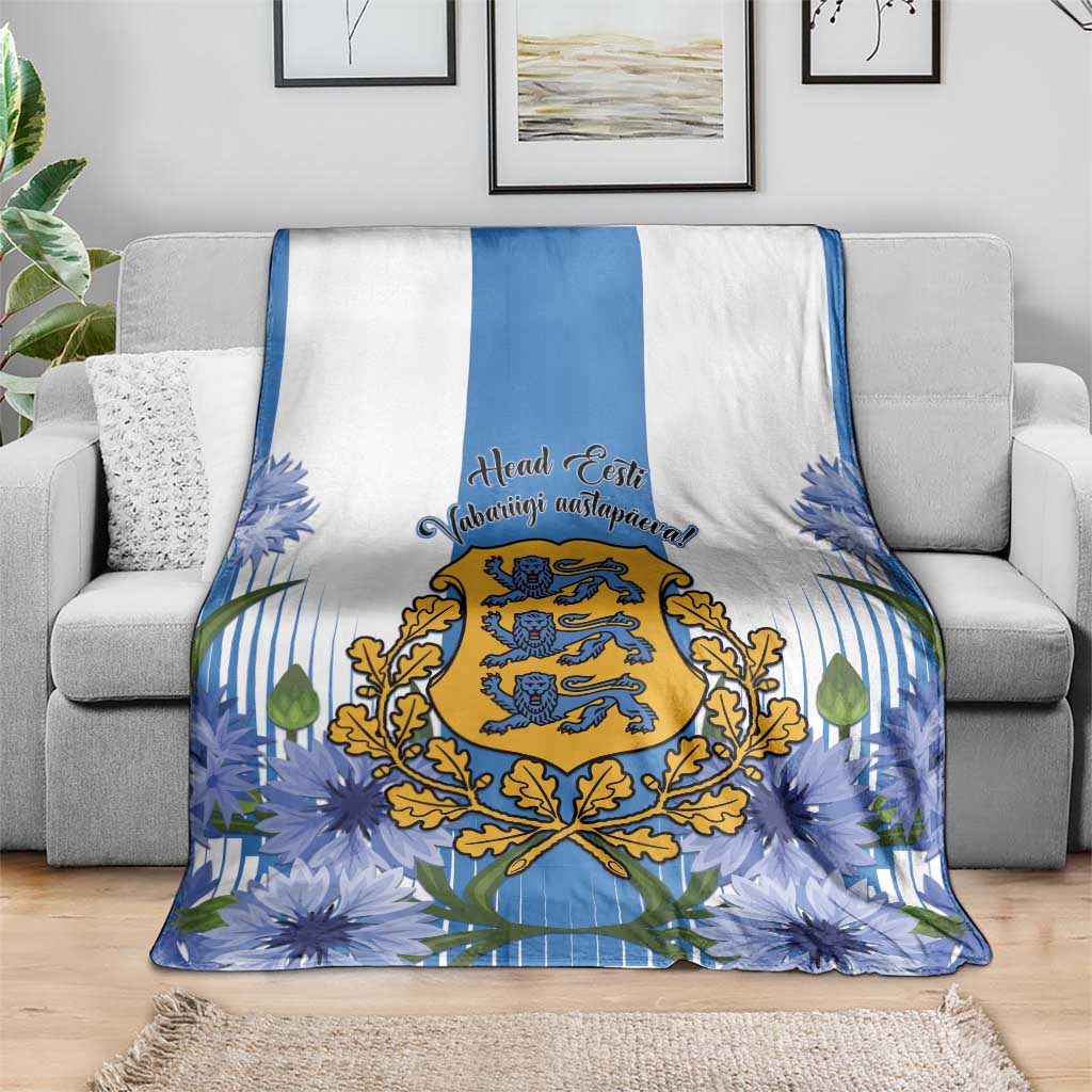 Estonia Independence Day Blanket Head Eesti Vabariigi Aastapaeva!