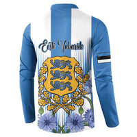 Estonia Independence Day Button Sweatshirt Head Eesti Vabariigi Aastapaeva!