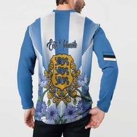 Estonia Independence Day Button Sweatshirt Head Eesti Vabariigi Aastapaeva!