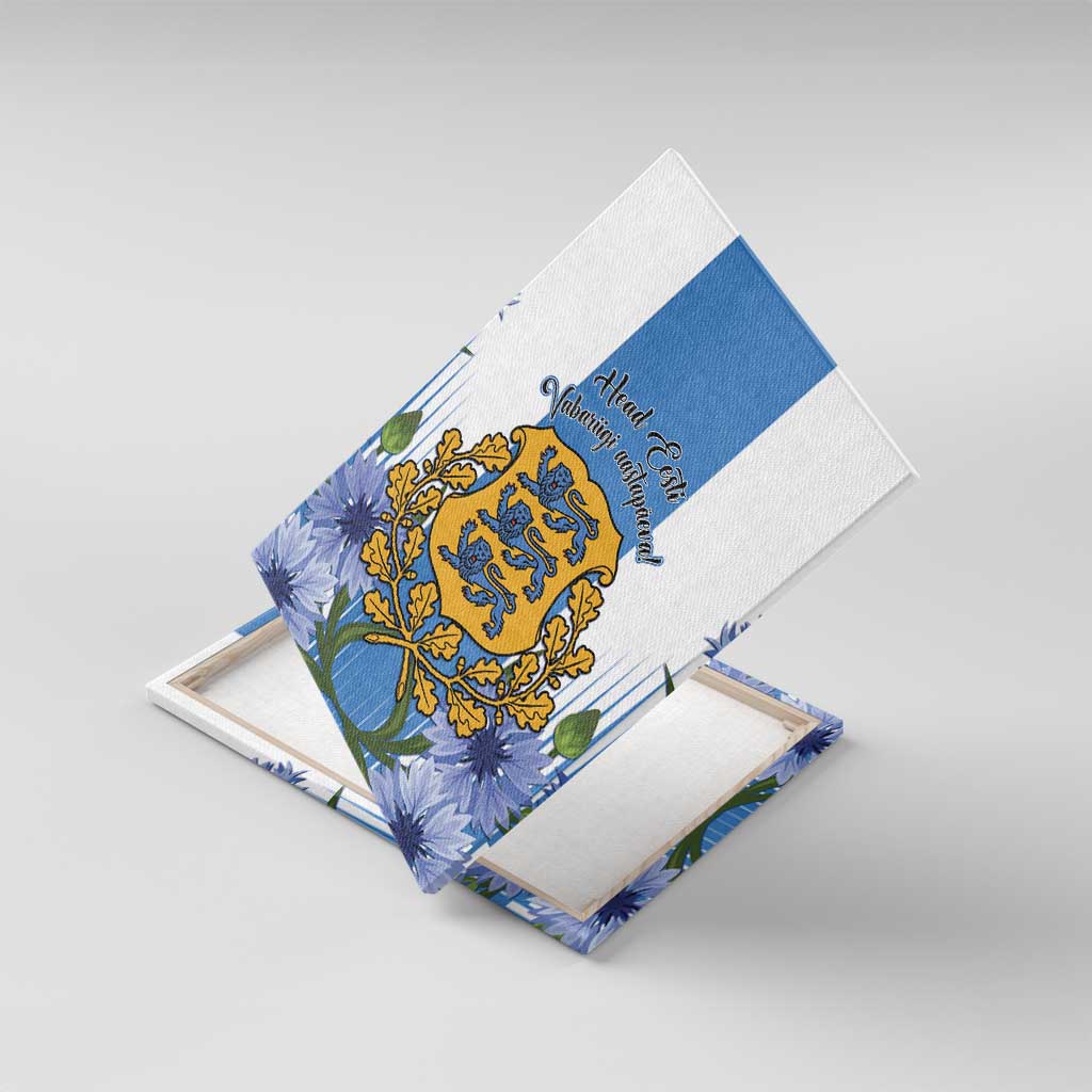 Estonia Independence Day Canvas Wall Art Head Eesti Vabariigi Aastapaeva!