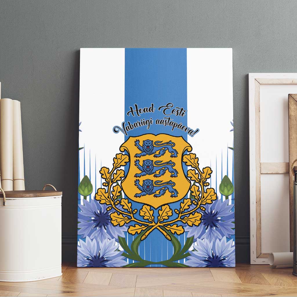Estonia Independence Day Canvas Wall Art Head Eesti Vabariigi Aastapaeva!