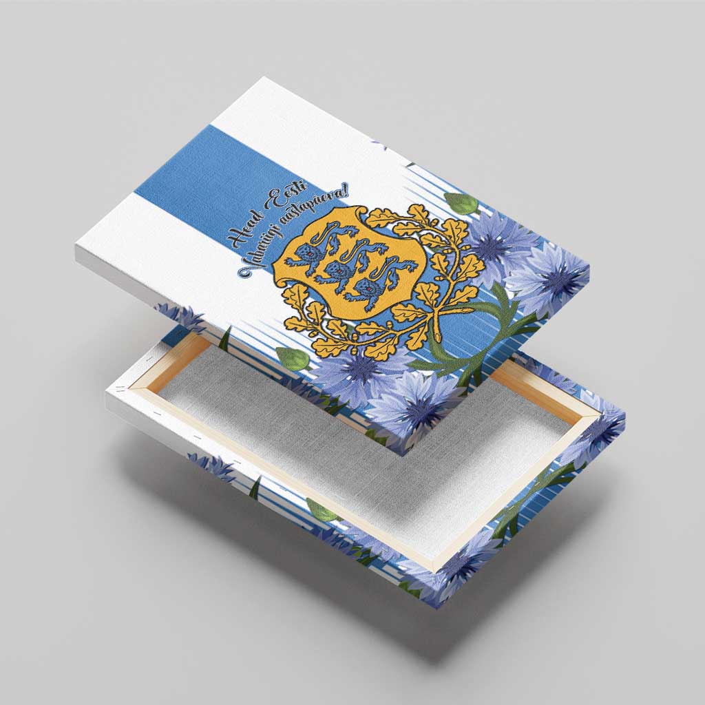 Estonia Independence Day Canvas Wall Art Head Eesti Vabariigi Aastapaeva!