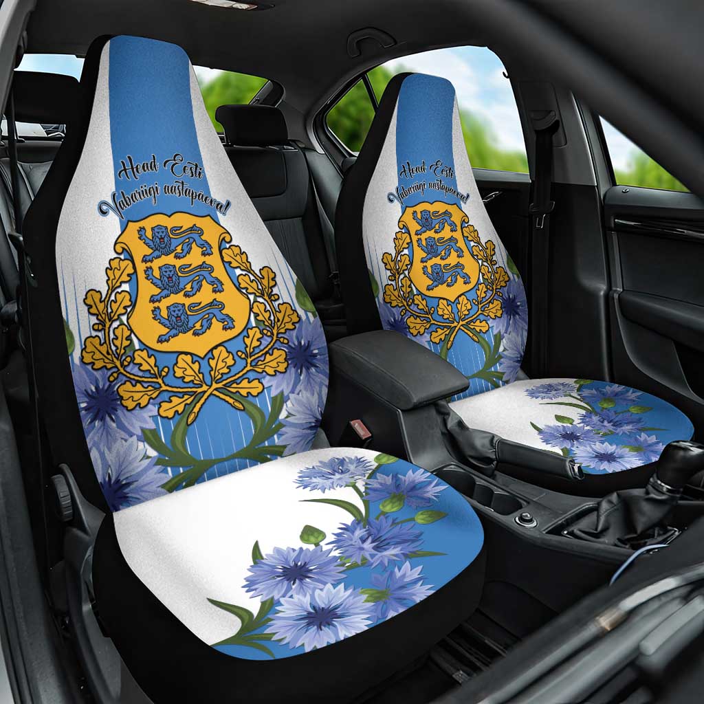 Estonia Independence Day Car Seat Cover Head Eesti Vabariigi Aastapaeva!