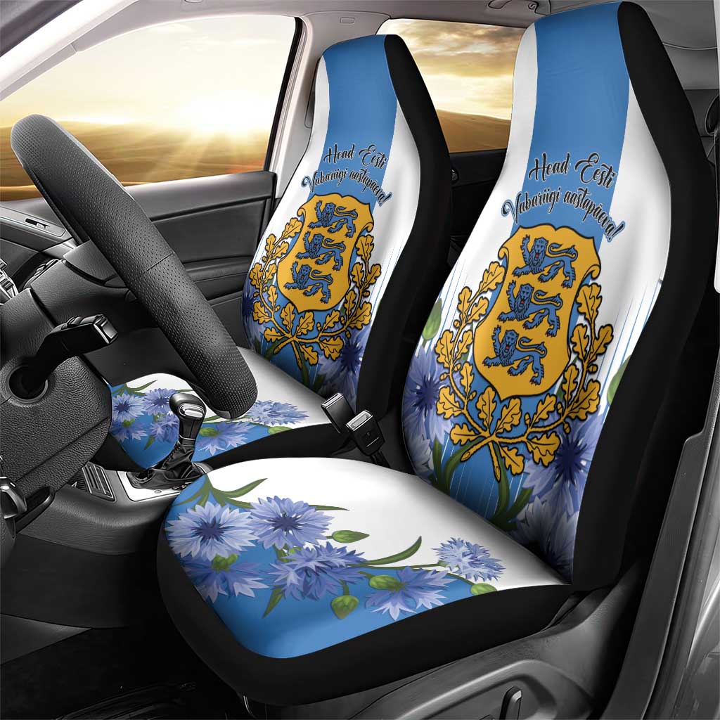 Estonia Independence Day Car Seat Cover Head Eesti Vabariigi Aastapaeva!