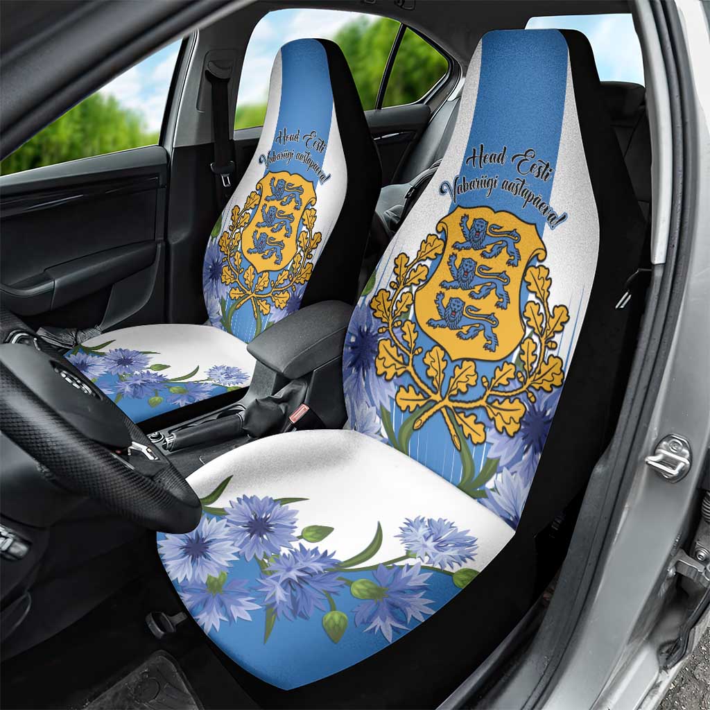 Estonia Independence Day Car Seat Cover Head Eesti Vabariigi Aastapaeva!