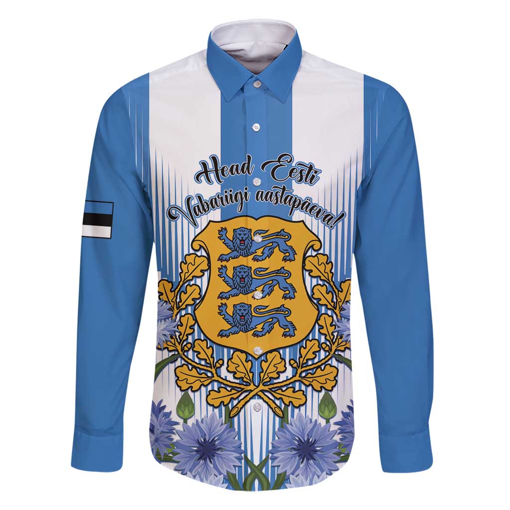 Estonia Independence Day Family Matching Off Shoulder Maxi Dress and Hawaiian Shirt Head Eesti Vabariigi Aastapaeva!