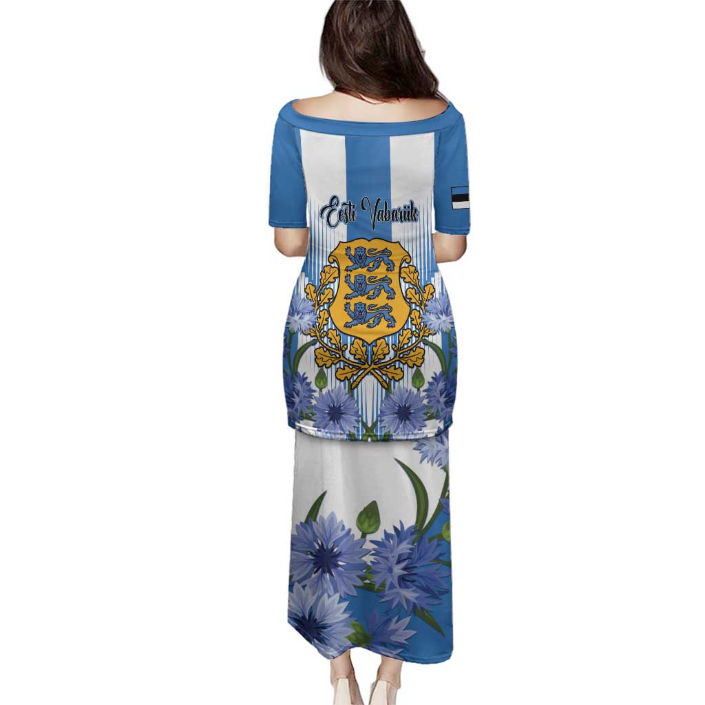 Estonia Independence Day Family Matching Puletasi and Hawaiian Shirt Head Eesti Vabariigi Aastapaeva!