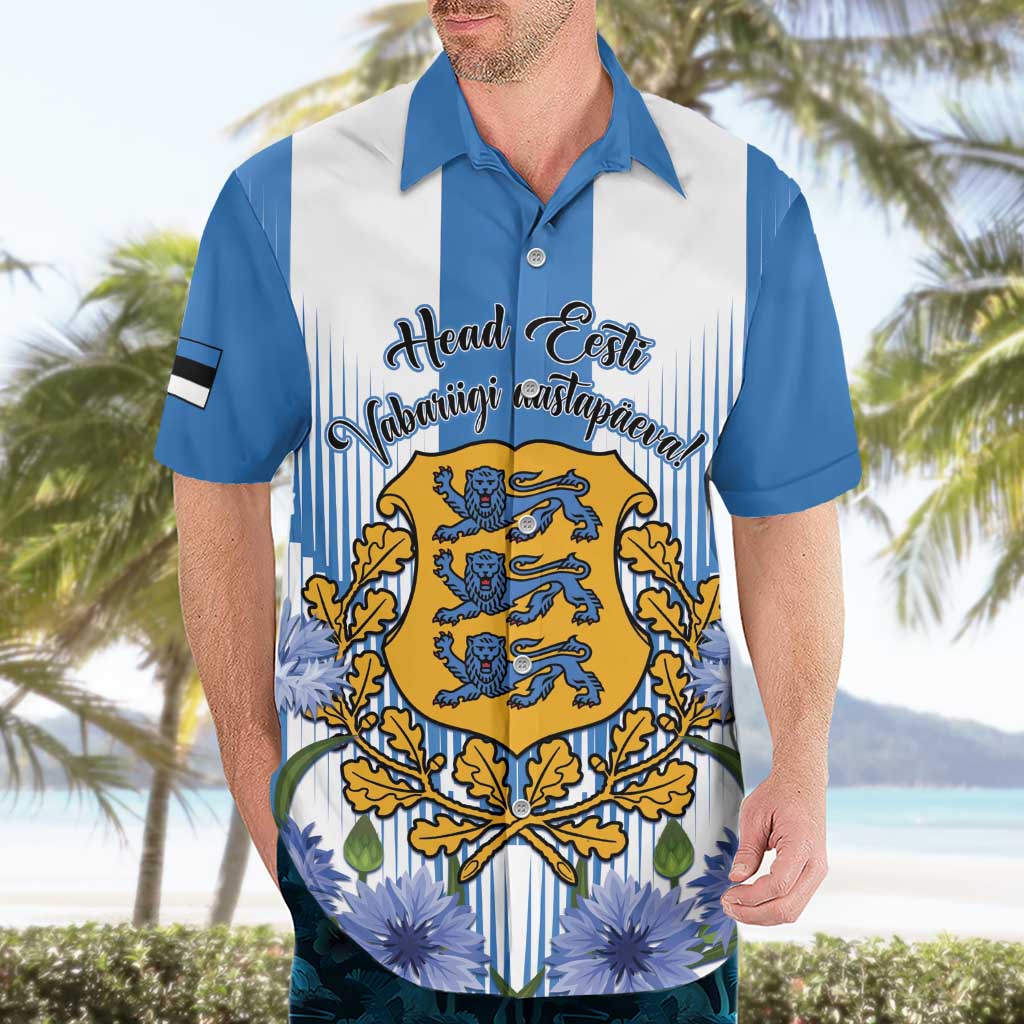 Estonia Independence Day Hawaiian Shirt Head Eesti Vabariigi Aastapaeva!