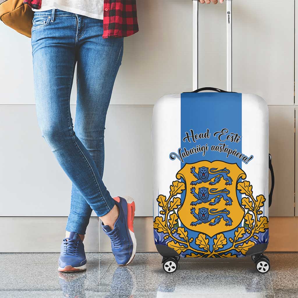 Estonia Independence Day Luggage Cover Head Eesti Vabariigi Aastapaeva!