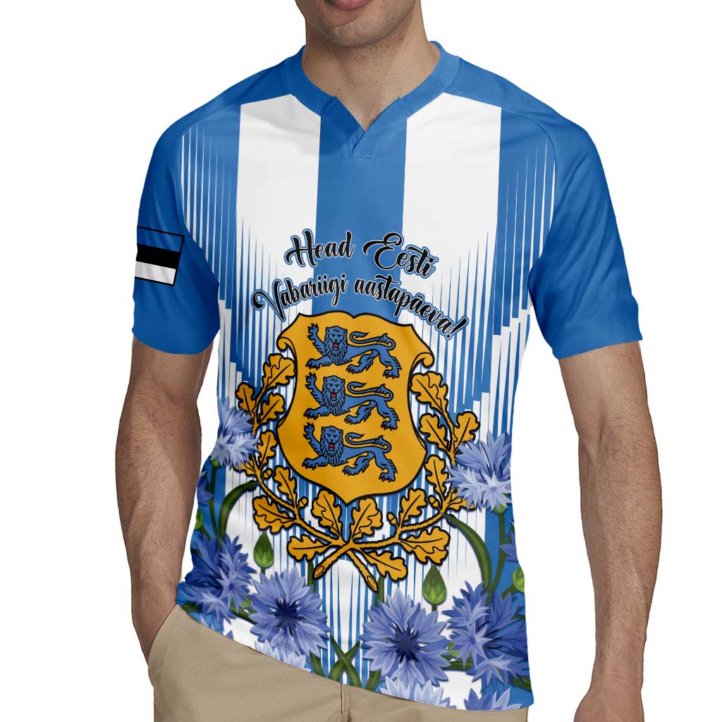 Estonia Independence Day Rugby Jersey Head Eesti Vabariigi Aastapaeva! - Wonder Print Shop
