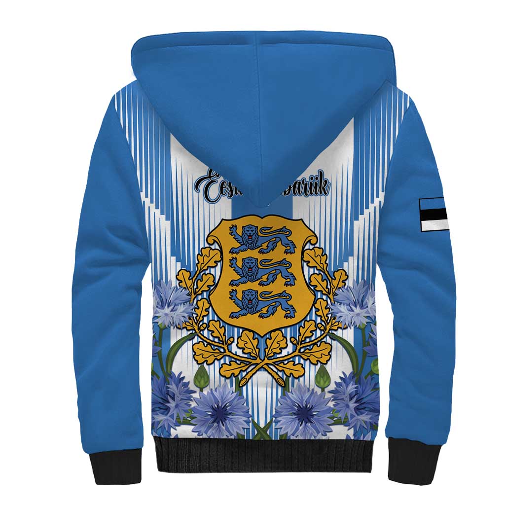 Estonia Independence Day Sherpa Hoodie Head Eesti Vabariigi Aastapaeva! - Wonder Print Shop