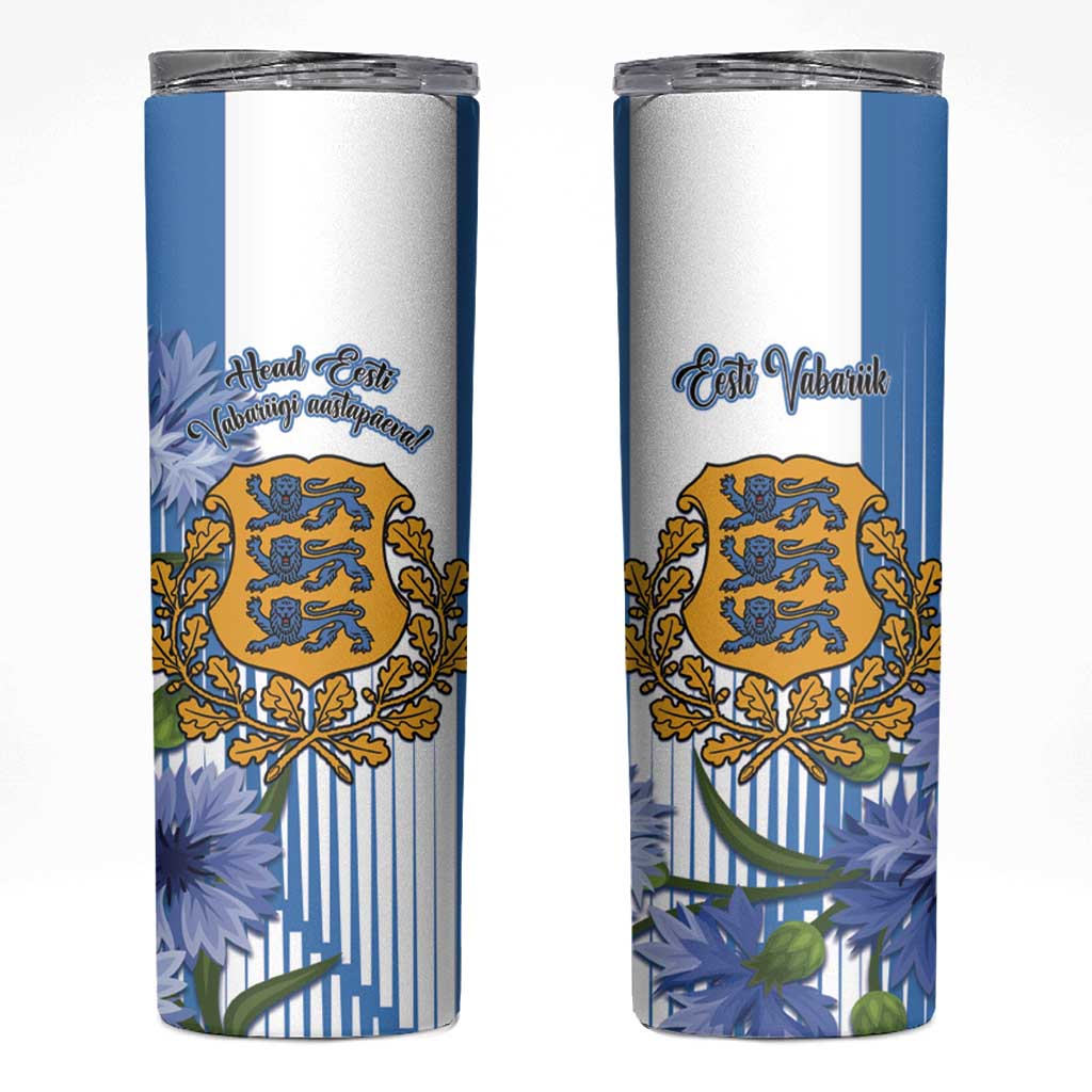 Estonia Independence Day Skinny Tumbler Head Eesti Vabariigi Aastapaeva! - Wonder Print Shop